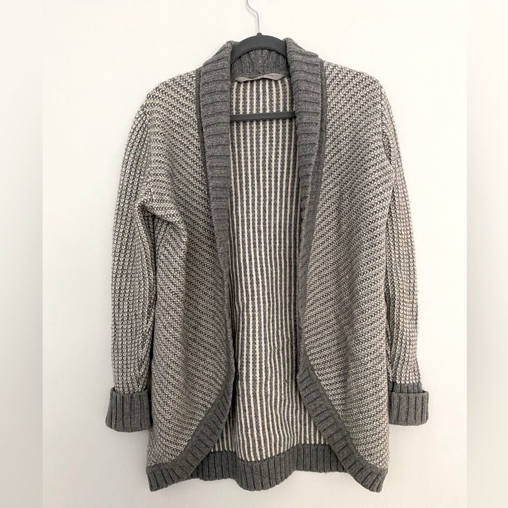 Athleta Gray Knit Cardigan
